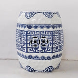 Entryway-Stool-Ottoman-Side-Table-End-Table-Garden-Stool-porcelain-ceramic-drum-stool-new-chinese-style-home-décor-blue-and-white-porcelain