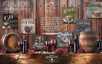 custom-wallpaper-mural-for-cafe-bar-decoration-wood-wall-effect