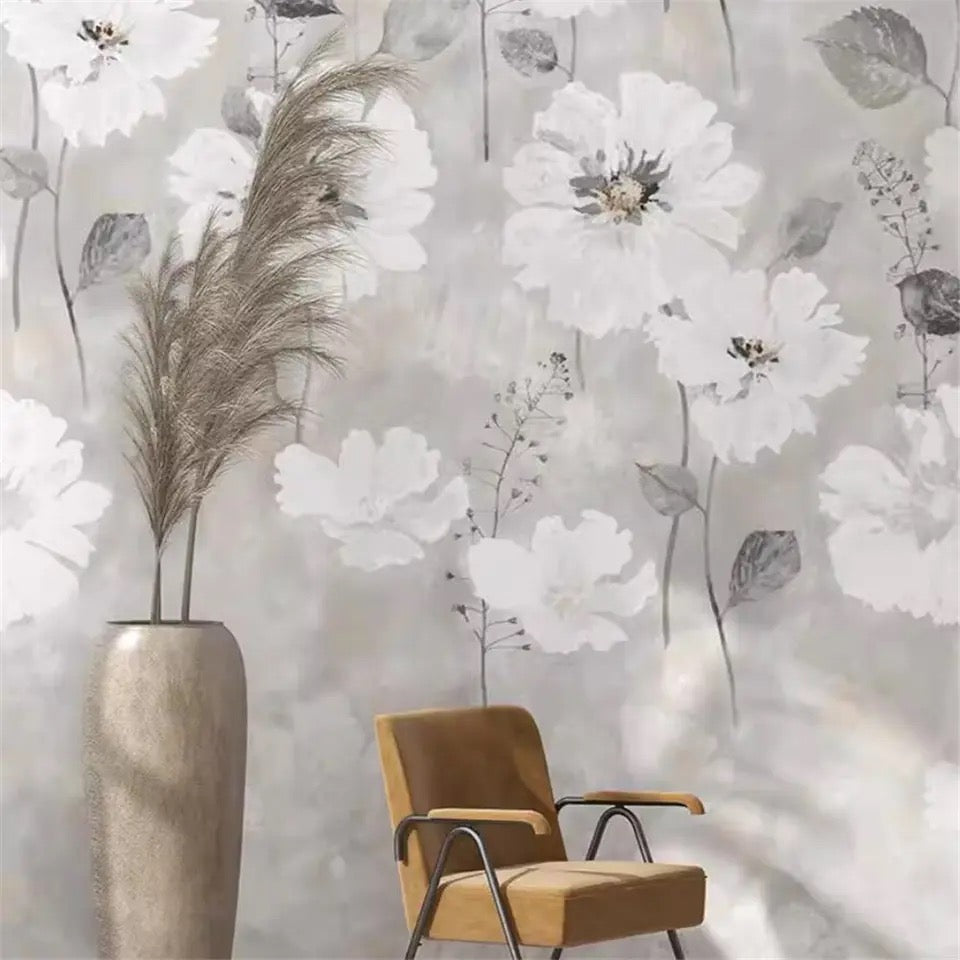 custom-wallpaper-fresh-white-floral-wall-mural