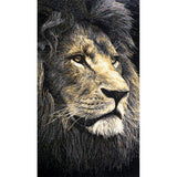 Custom-Luxury-Glass-Mosaic-Mural-Proud-Lion