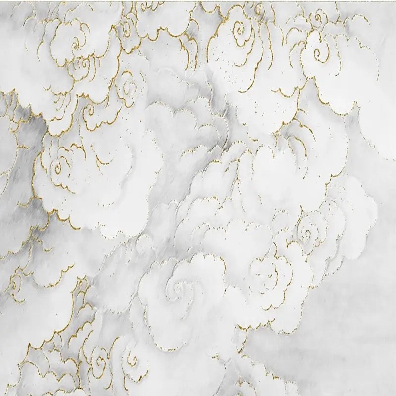 Custom Wallpaper Mural Auspicious Clouds (㎡)