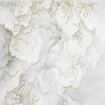 Custom Wallpaper Mural Auspicious Clouds (㎡)