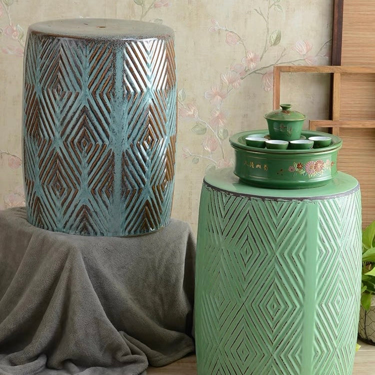 Entryway-Stool-Ottoman-Side-Table-End-Table-Garden-Stool-porcelain-ceramic-drum-stool-new-chinese-style-home-décor