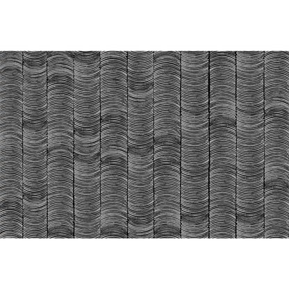Nostalgic Brick Effect Custom Mural Wallpaper-Dark Grey