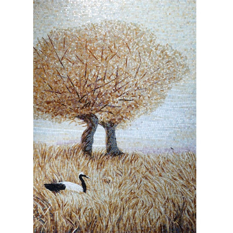 custom-glass-retro-mosaic-mural-tree-and-crane