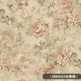 Retro American Style Mural Wallpaper 6 Color Options (㎡)