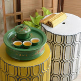 yellow-white-Entryway-Stool-Ottoman-Side-Table-End-Table-Garden-Stool-porcelain-ceramic-drum-stool-new-chinese-style-home-décor