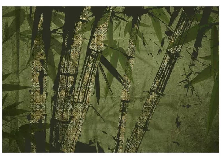 custom-wallpaper-vintage-bamboo-forest-wall-mural
