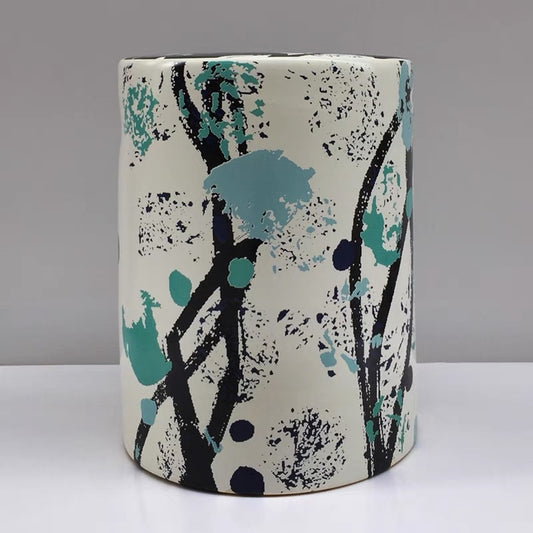 Entryway-Stool-Ottoman-Side-Table-End-Table-Garden-Stool-porcelain-ceramic-drum-stool-new-chinese-style-home-décor-graffiti