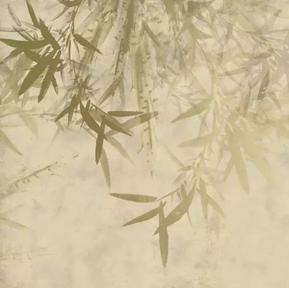 custom-wallpaper-mural-retro-abstract-bamboo-leaves