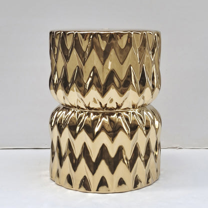 Entryway-Stool-Ottoman-Side-Table-End-Table-Garden-Stool-porcelain-ceramic-drum-stool-new-chinese-style-home-décor-golen-silver