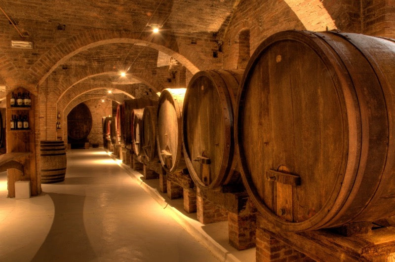 Custom Wallpaper Mural Wine Barrels Wood Wall Effect (㎡)
