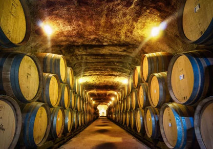 Custom Wallpaper Mural Wine Barrels Wood Wall Effect (㎡)