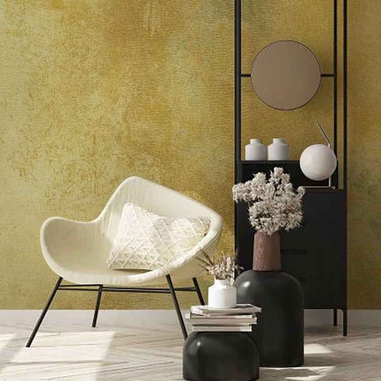 custom-wallpaper-mural-retro-green-red-and-yellow-wallcovering