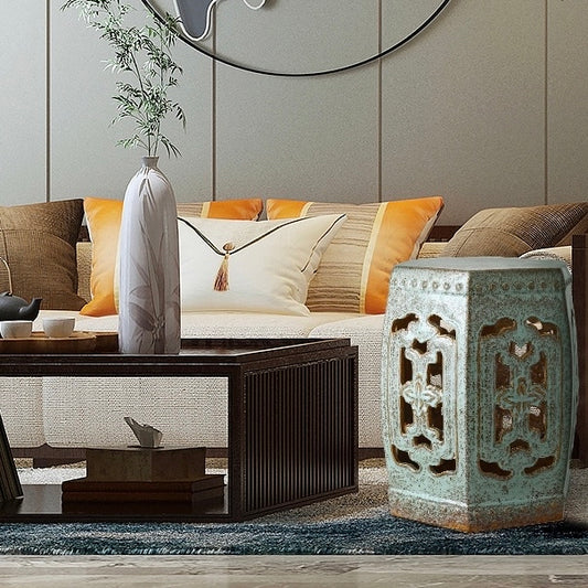Entryway-Stool-Ottoman-Side-Table-End-Table-Garden-Stool-porcelain-ceramic-drum-stool-new-chinese-style-home-décor