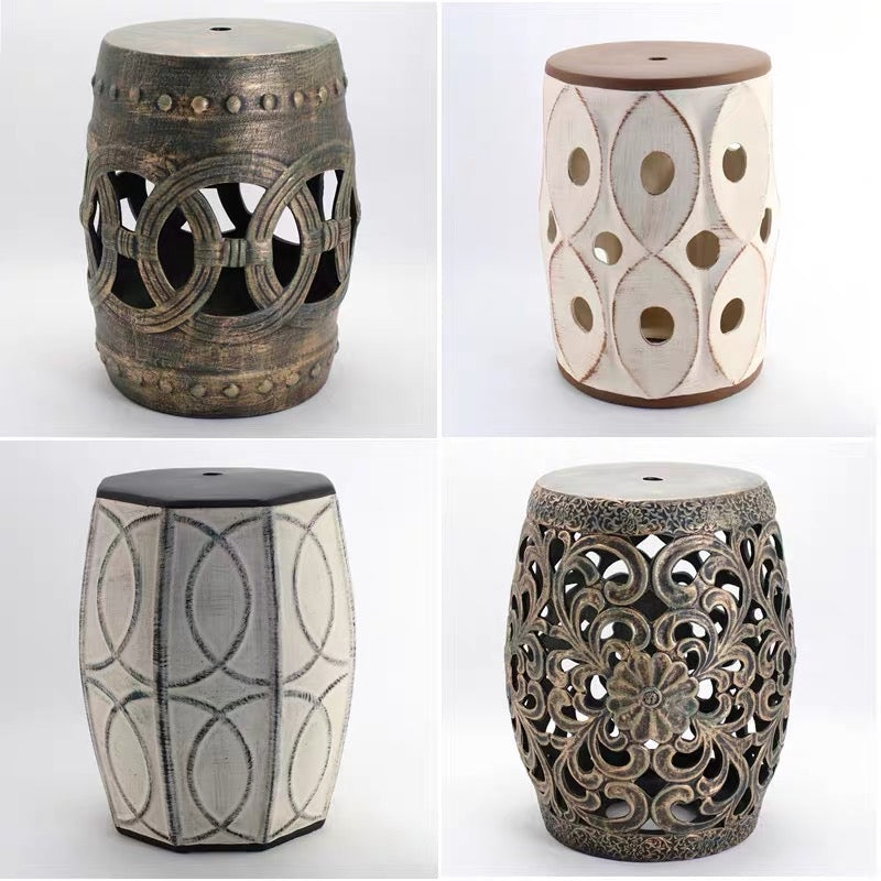 Entryway-Stool-Ottoman-Side-Table-End-Table-Garden-Stool-porcelain-ceramic-drum-stool-new-chinese-style-home-décor-retro