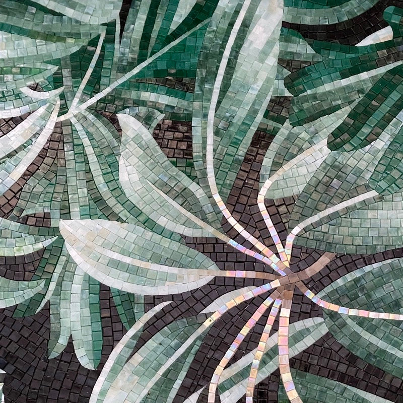 custom-luxury-glass-mosaic-mural-tropical-leaves-and-scenery