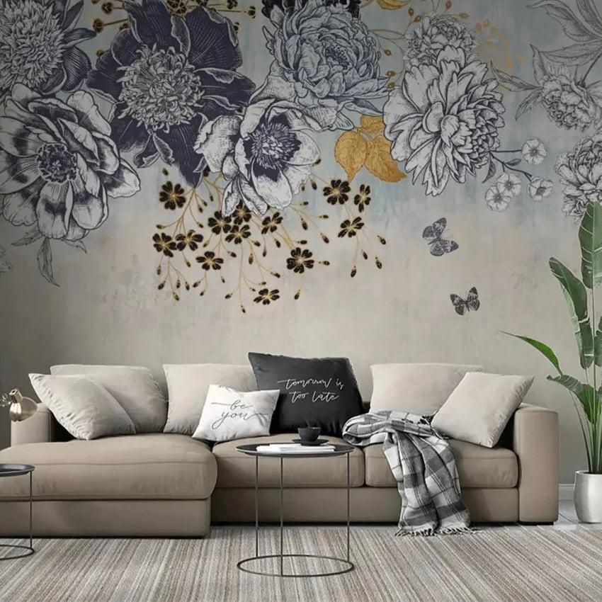 custom-wallpaper-bold-blossoms-vintage-floral-mural