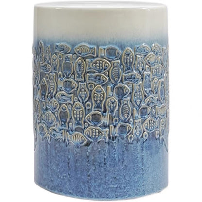 Entryway-Stool-Ottoman-Side-Table-End-Table-Garden-Stool-porcelain-ceramic-drum-stool-new-chinese-style-home-décor-blue-and-white-porcelain