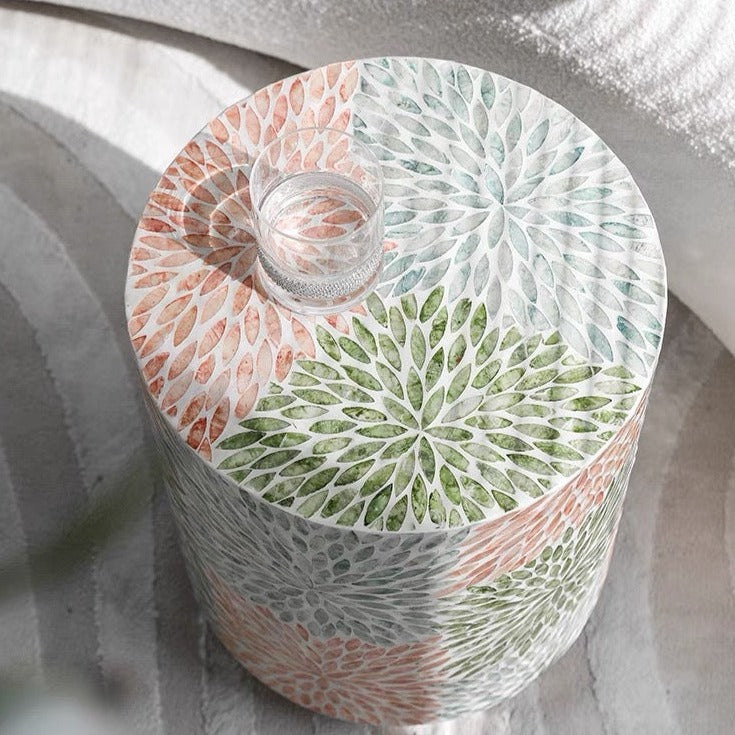Entryway-Stool-Ottoman-Side-Table-End-Table-Garden-Stool-shell-drum-stool-new-chinese-style-home-décor
