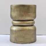 Artful-Retro-Bronze-Gold-Ceramics-Stool-Side-Table-entryway-stool-home-decor