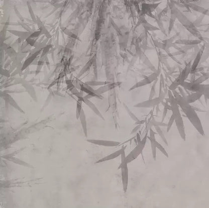custom-wallpaper-mural-retro-abstract-bamboo-leaves