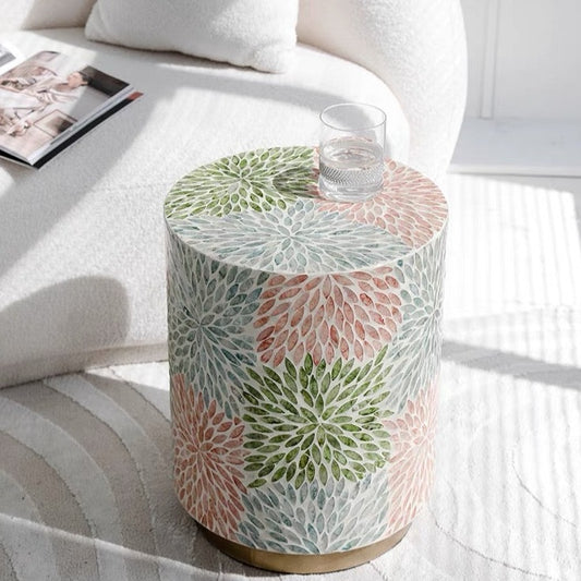 Entryway-Stool-Ottoman-Side-Table-End-Table-Garden-Stool-shell-drum-stool-new-chinese-style-home-décor