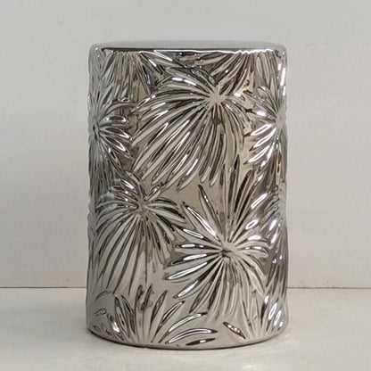 Entryway-Stool-Ottoman-Side-Table-End-Table-Garden-Stool-porcelain-ceramic-drum-stool-new-chinese-style-home-décor-golen-silver