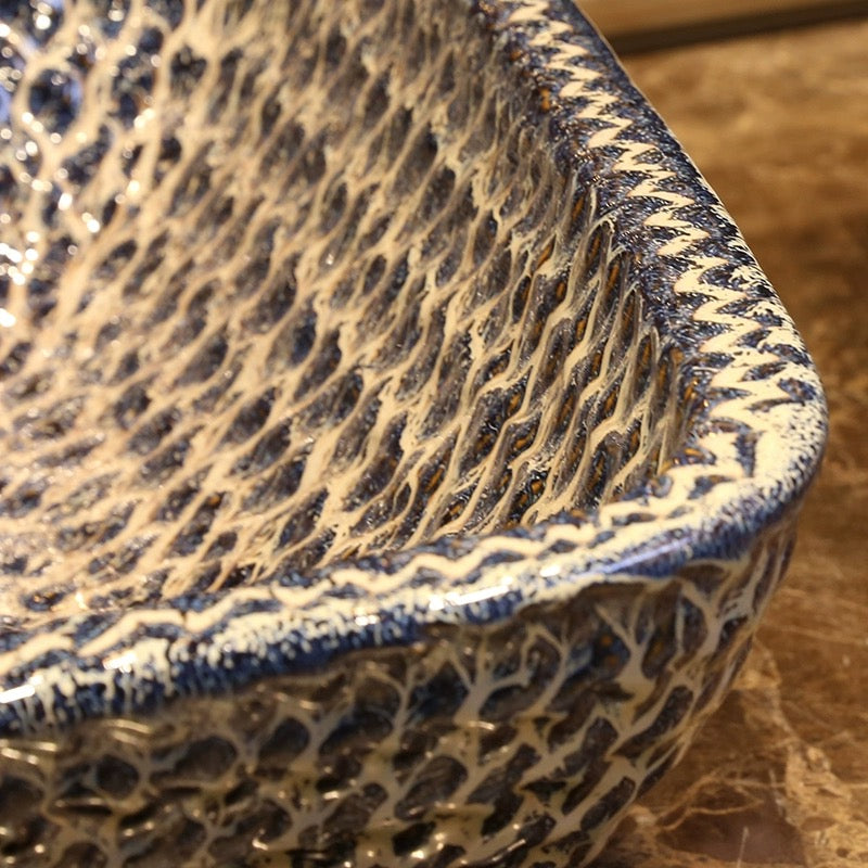 Artful-countertop-basin-porcelain-lavabo-fashionable-home-decor-ceramic-art-square