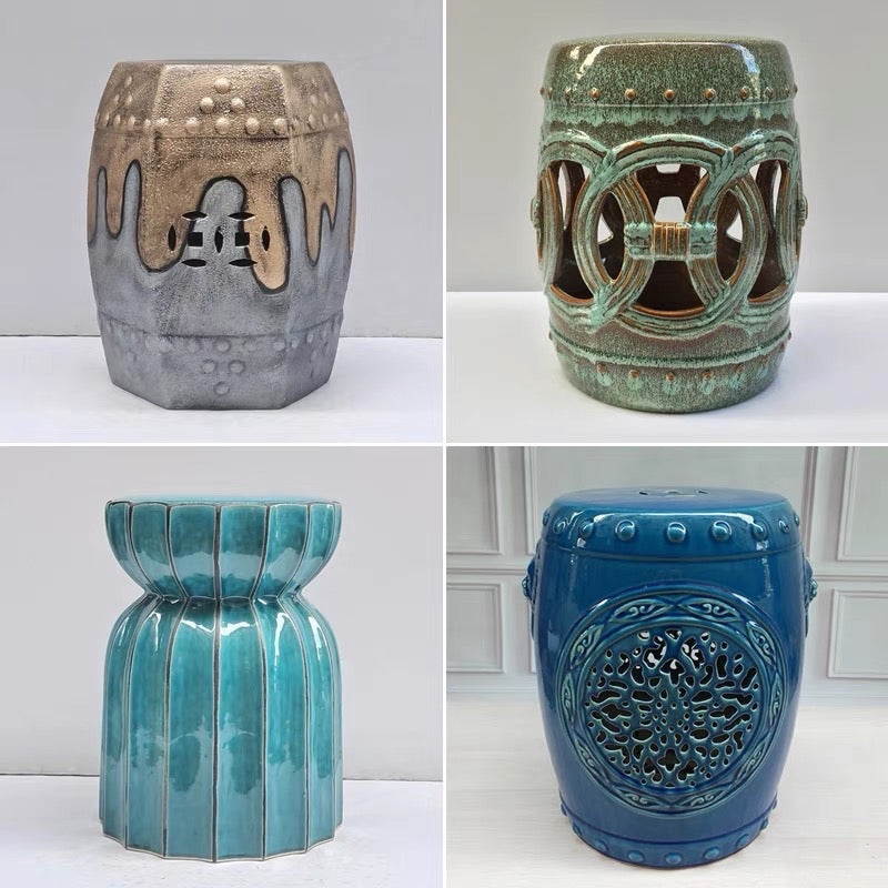 Entryway-Stool-Ottoman-Side-Table-End-Table-Garden-Stool-porcelain-ceramic-drum-stool-new-chinese-style-home-décor