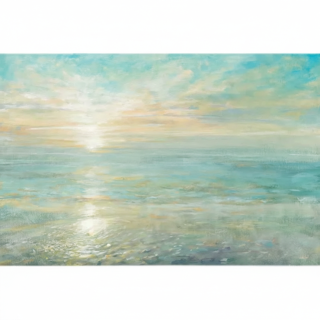 Custom Wallpaper Mural Beautiful Summer Ocean View (㎡)