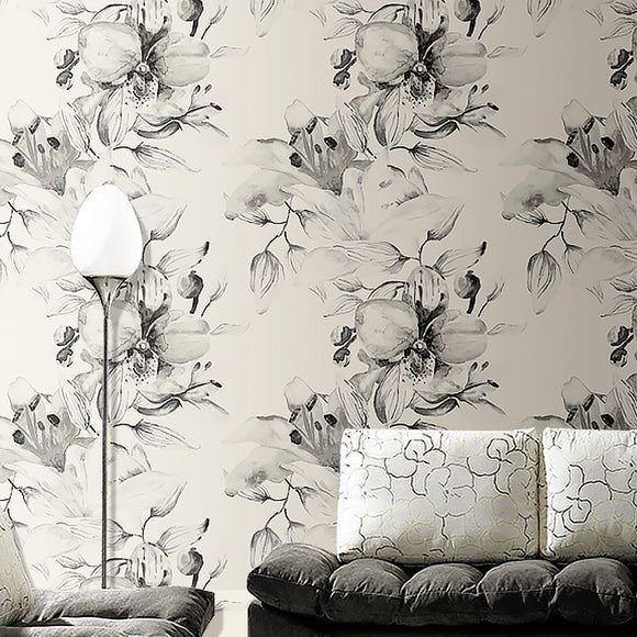 chinoiserie-wallpaper-chinese-style-ink-black-and-white-floral-wallcovering-oriental-decor