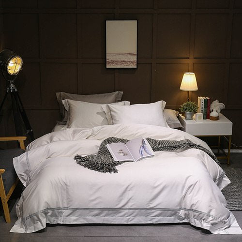 2018-white-gray-egyptian-cotton-duvet-cover-set-embroidery-4pcs-queen-king-size-bedclothes-hotel-bedding-sets