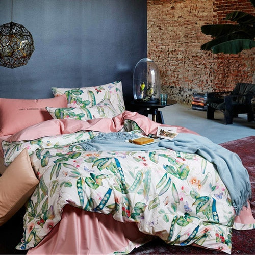 egyptia-cotton-tropical-plant-printing-bedding-set-for-adults-4pcs-king-queen-size-duvet-cover-bed-sheet-set-pillowcases