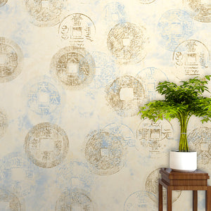 chinoiserie-wallpaper-chinese-style-coin-print-wallcovering-classic