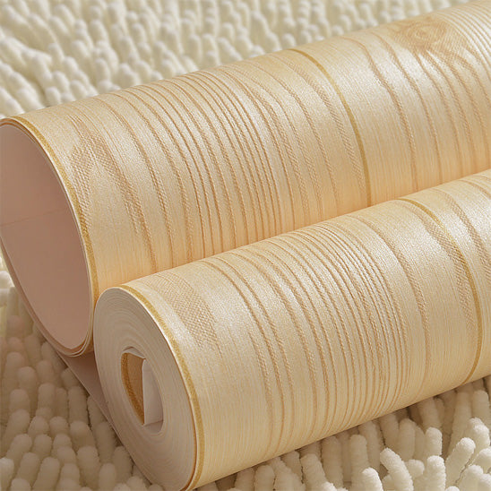 Vertical Striped Wood Effect Wallpaper (5.3 ㎡)