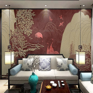 custom-mural-wallpaper-chinese-zen-hand-painted-wallpaper-three-dimensional-landscape-crane-wallpaper-mural-tv-living-room-background-wall-papier-peint