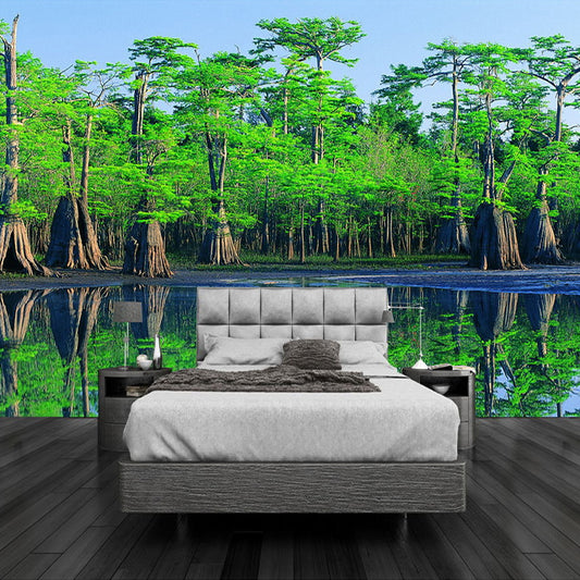 custom-wall-mural-wallcovering-nature-landscape-wallpaper-sunshine-forest