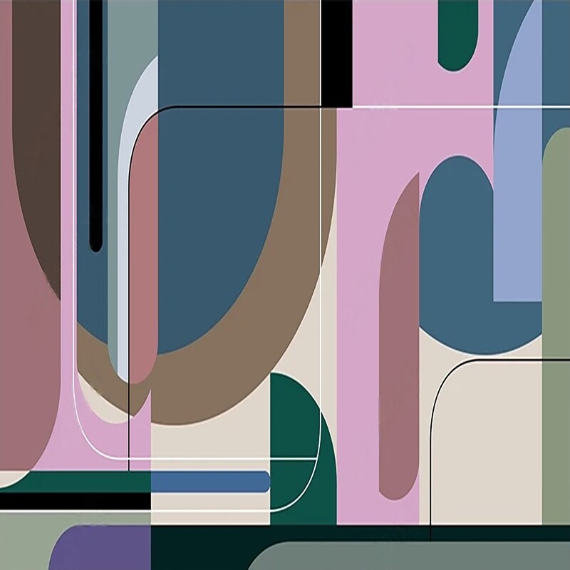 custom-mural-wallpaper-papier-peint-papel-de-parede-wall-decor-ideas-for-bedroom-living-room-dining-room-wallcovering-Modern-Abstract-Geometric-Figure-Lines
