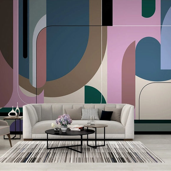custom-mural-wallpaper-papier-peint-papel-de-parede-wall-decor-ideas-for-bedroom-living-room-dining-room-wallcovering-Modern-Abstract-Geometric-Figure-Lines