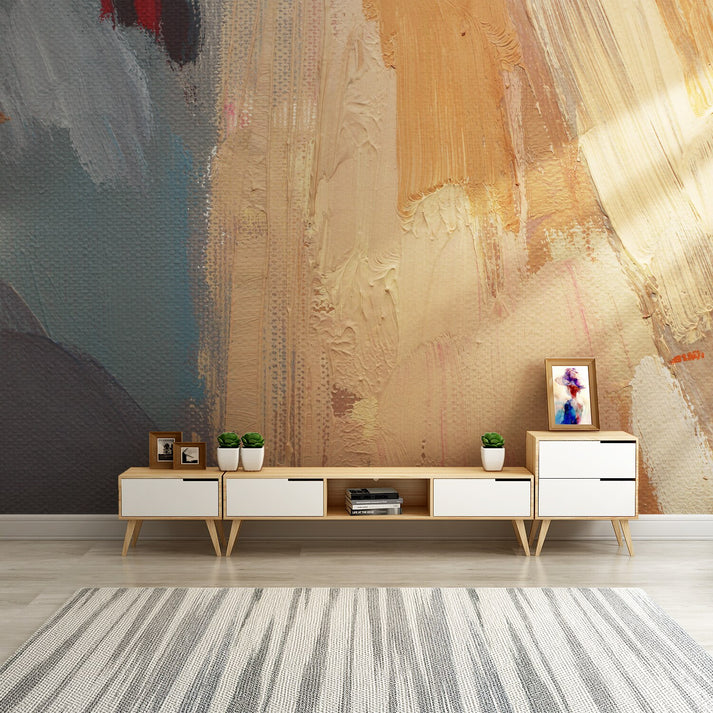 Custom Mural Wallpaper Abstract Art Color Graffiti | BVM Home