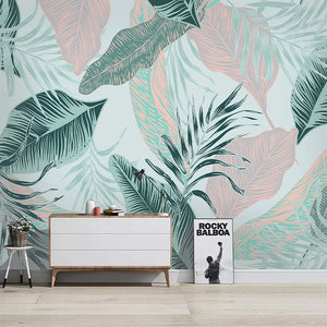 3d-wallpaper-modern-nordic-simple-abstract-lines-tropical-leaves-photo-wall-murals-living-room-tv-bedroom-background-wall-papers