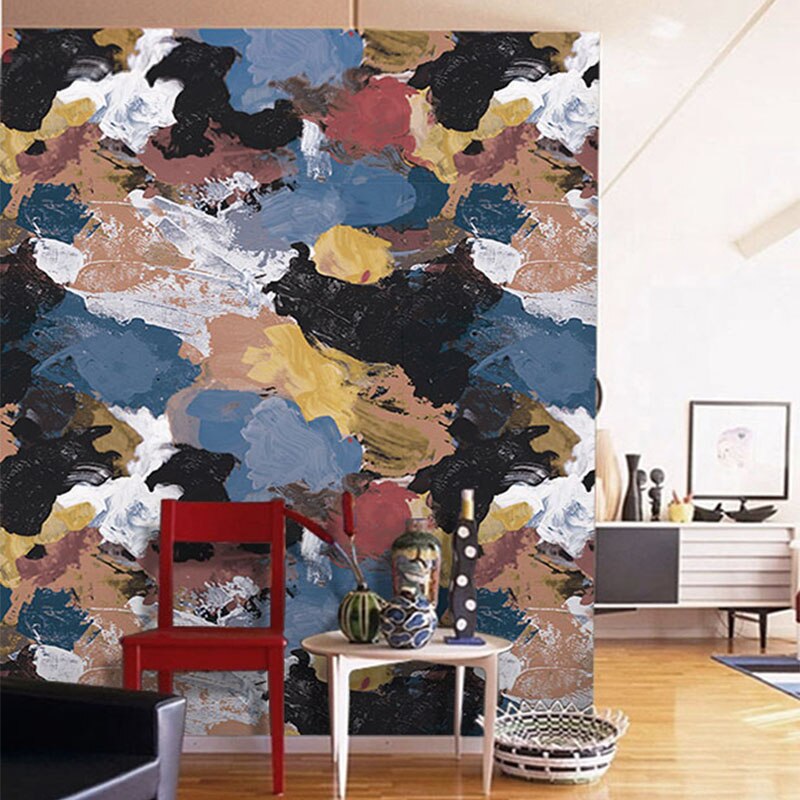 custom-mural-wallpaper-papier-peint-papel-de-parede-wall-decor-ideas-for-bedroom-living-room-dining-room-wallcovering-Nordic-Abstract-Graffiti-Oil-Painting-Art-Dark-Cloud