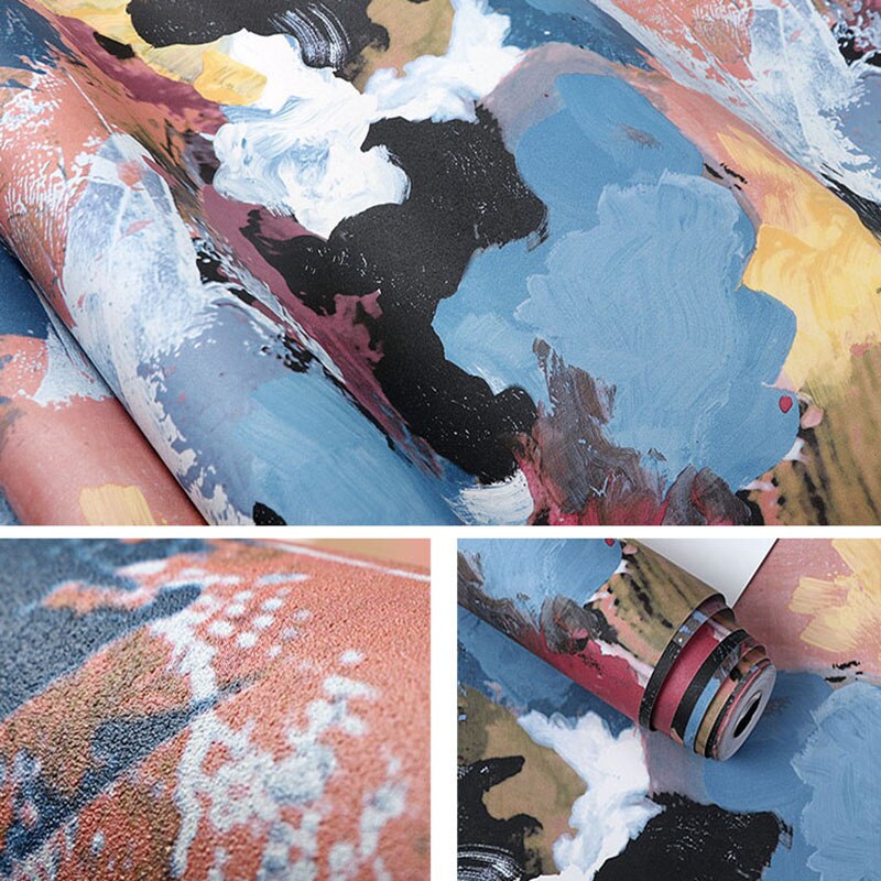 custom-mural-wallpaper-papier-peint-papel-de-parede-wall-decor-ideas-for-bedroom-living-room-dining-room-wallcovering-Nordic-Abstract-Graffiti-Oil-Painting-Art-Dark-Cloud