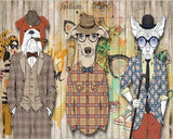 3d-wallpaper-retro-nostalgic-abstract-wooden-dog-cigar-animal-photo-wallpaper-art-painting-wallpaper-for-walls-3-d