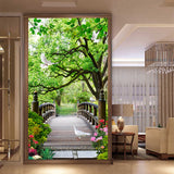 nature-landscape-wallpaper-entrance-mural-hallway-forest