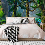 custom-mural-wallpaper-papier-peint-papel-de-parede-wall-decor-ideas-for-bedroom-living-room-dining-room-wallcovering-Dense-Forest-of-Tropical-Rainforest