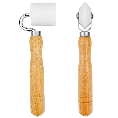 CARTINTS-2Pack-Wallpaper-Smoothing-Roller-for-Flat-and-Corner-Wall-Paper-Installation-Roller-Tool-for-Wallpaper-Contact-Paper-Auto-Car-Audio-Sound-Deadening-Application