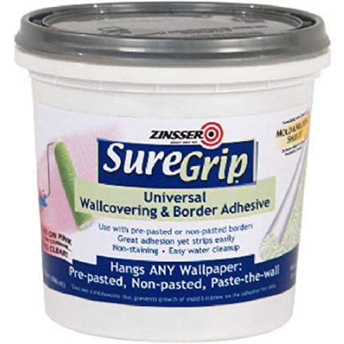 Rust-Oleum-2874-Sure-Grip-Universal-Wallcovering-Adhesive-1-Quart-Clear