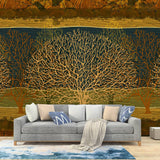 abstract-art-retro-3d-wallpaper-light-luxury-golden-trees-tv-background-wallpaper-for-living-room-bedroom-decoration